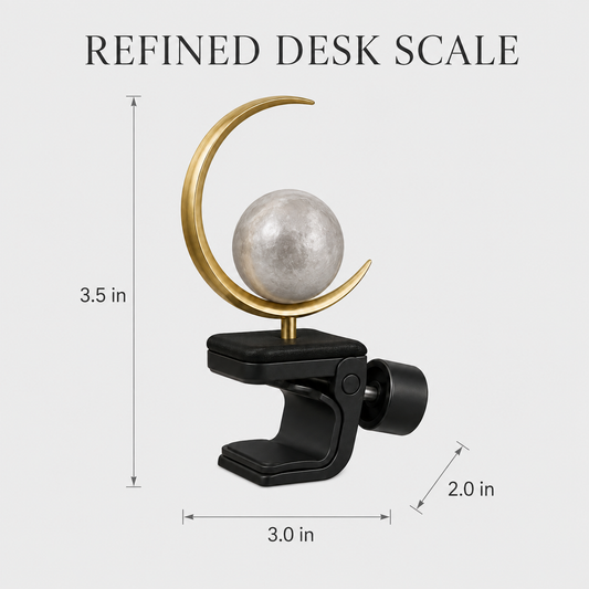 Crescent Moon Monitor-Top Ornament