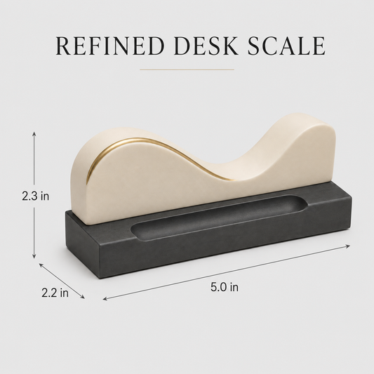 Ivory Wave Pen Rest