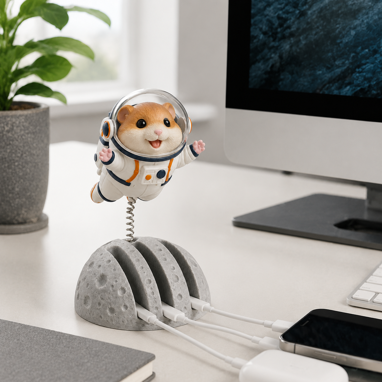 Space Hamster Cable Organizer