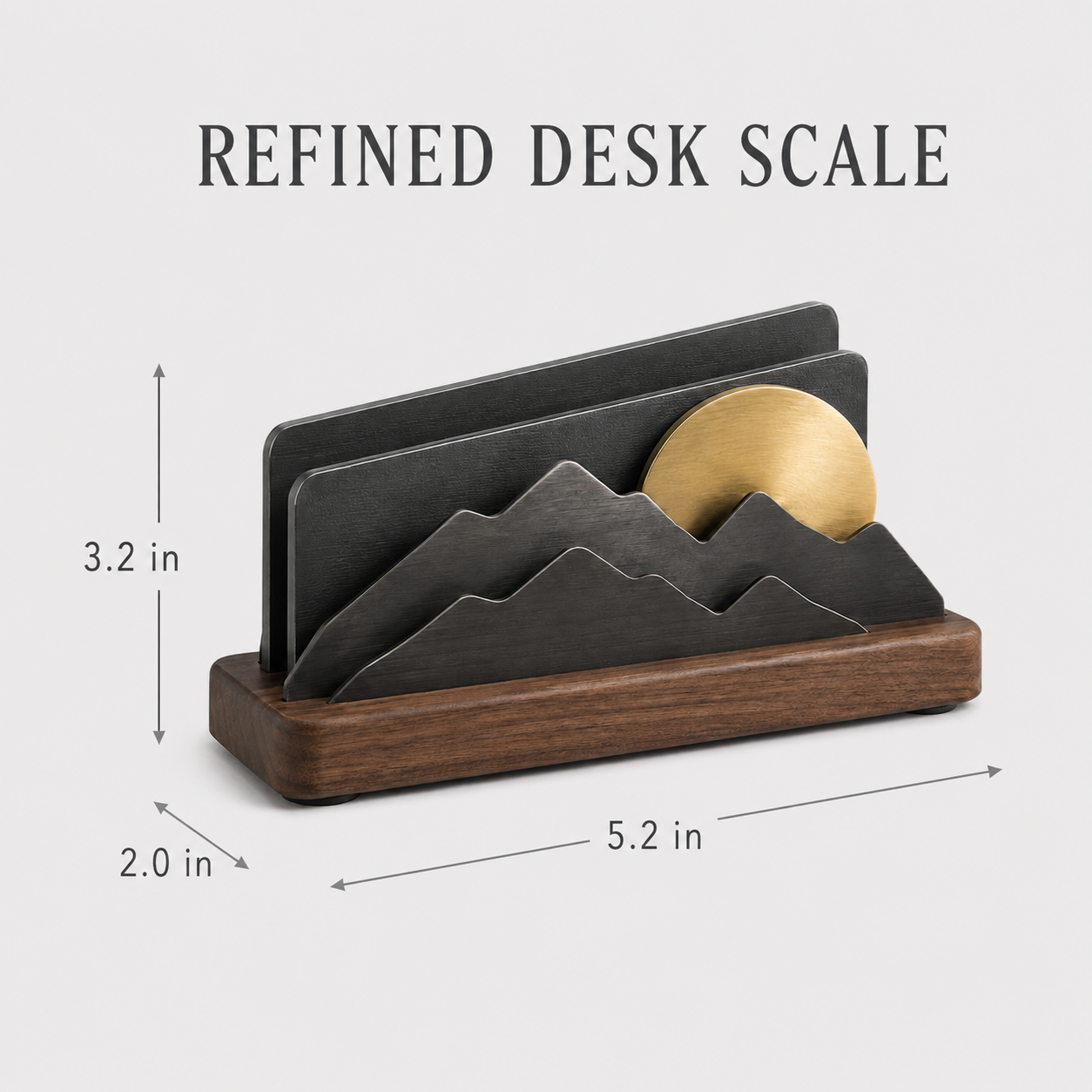 Mountain Sun Business Card Holder