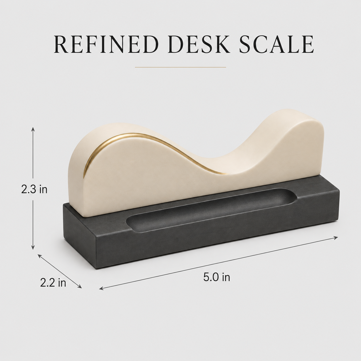 Ivory Wave Pen Rest