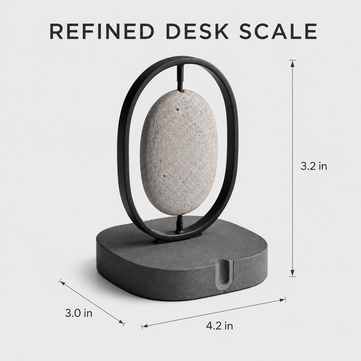 Stone Oval Aroma & Cable Dock