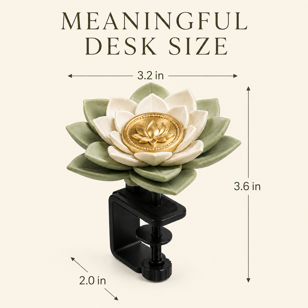 Lotus Monitor-Top Medallion