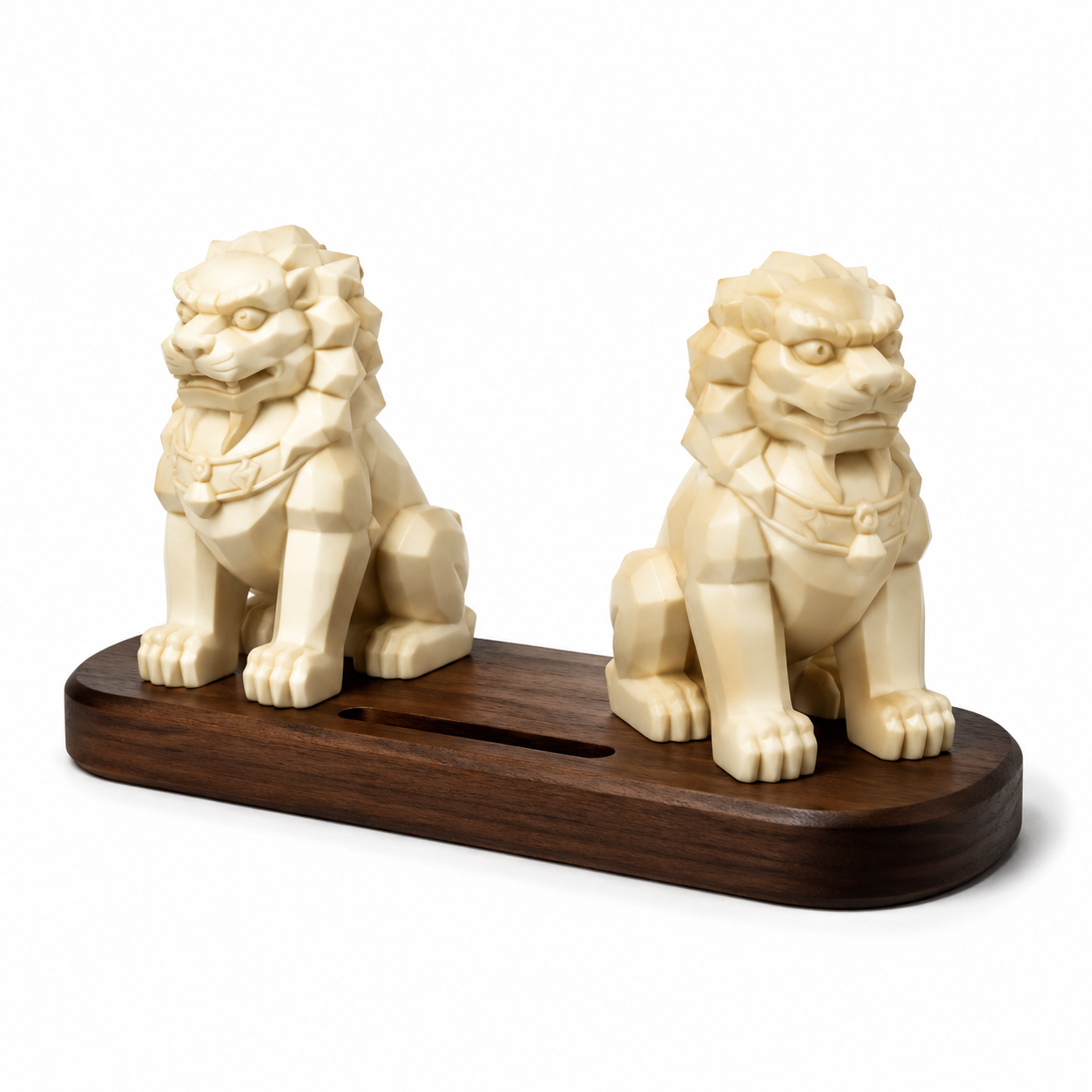 Guardian Lion Pair Bookend Ornament