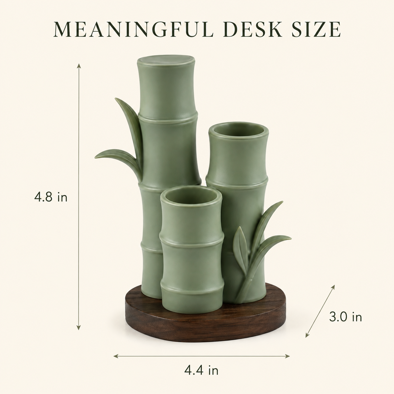 Jade Bamboo Pen Stand
